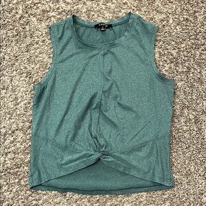 Women's Teal Sleeveless Top